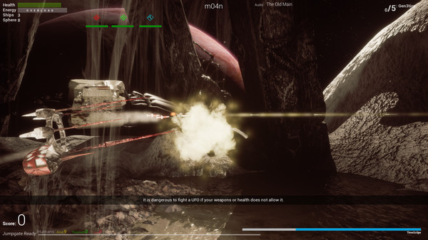 Screenshot z final m00n - Defender of the Cubes