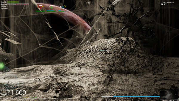 Screenshot z final m00n - Defender of the Cubes