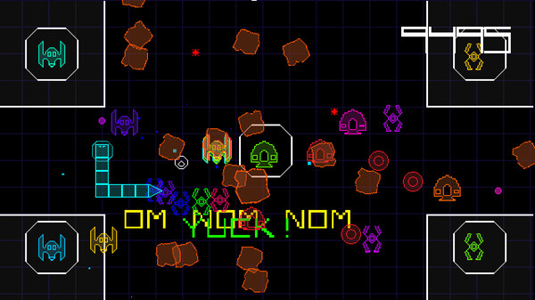 Screenshot of Snake-A-Roid