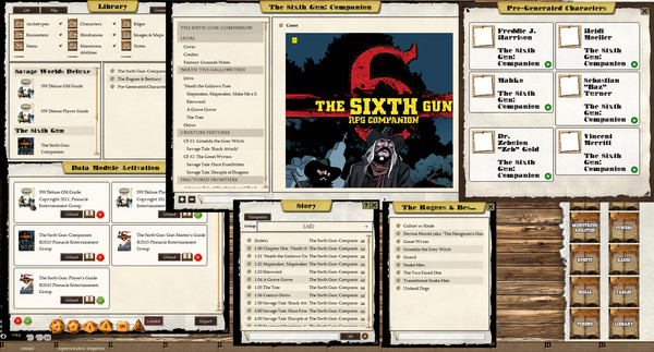 Fantasy Grounds - The Sixth Gun Companion (Savage Worlds)