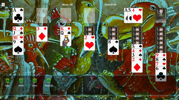 Klondike Solitaire Kings — gameplay screenshot 1
