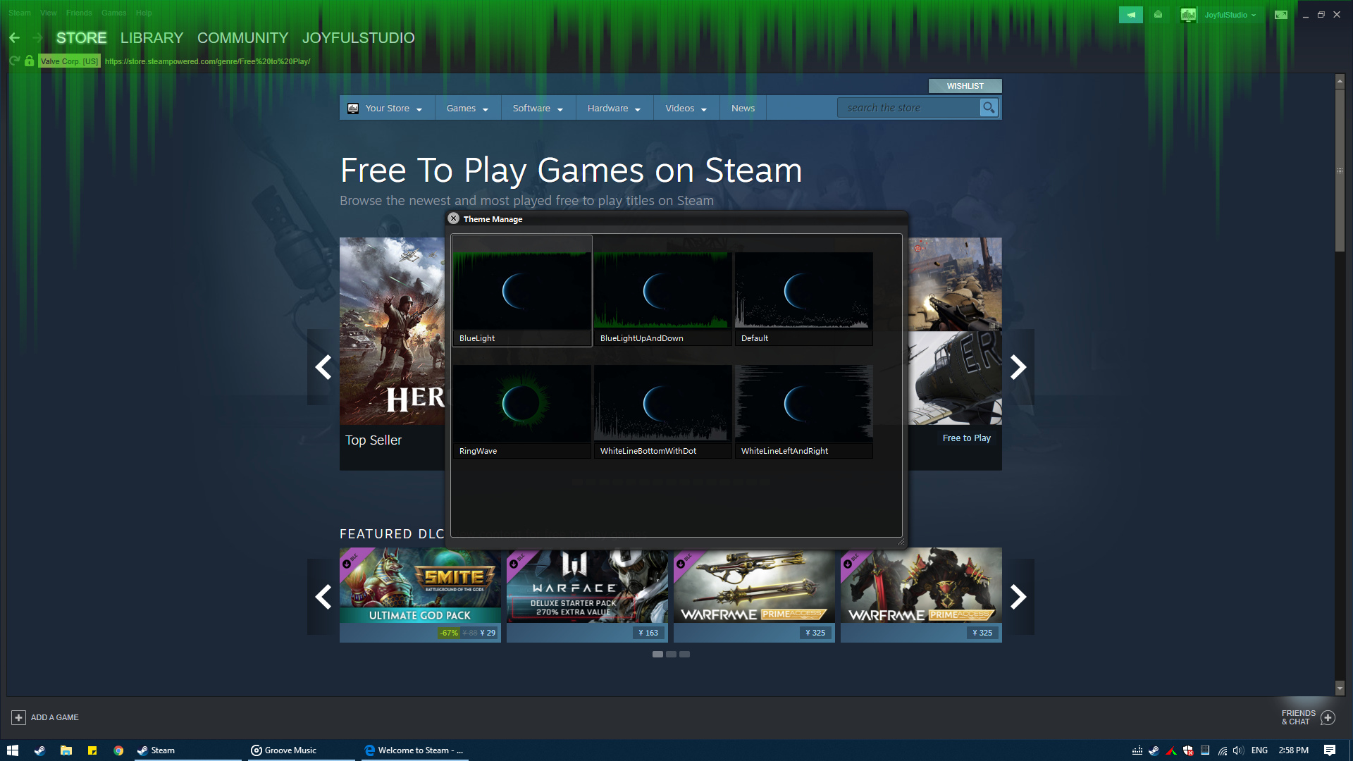 #6. Desktop Audio Visualizer (Steam) Av: RainySoft