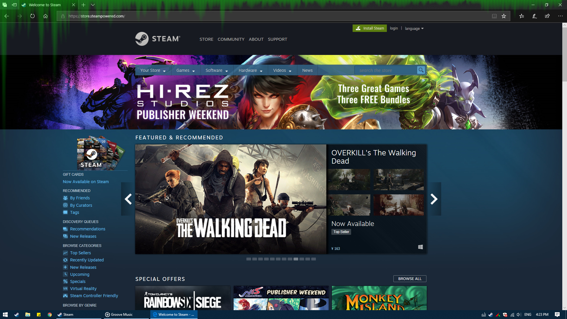 #2. Desktop Audio Visualizer (Steam) Av: RainySoft