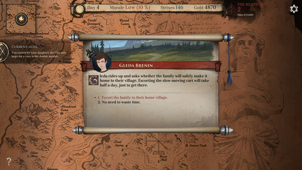 Screenshot z Ash of Gods: Redemption