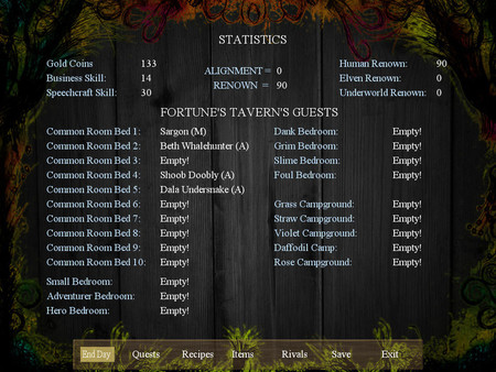 Screenshot z Fortune's Tavern - Fantasy Tavern Simulation, Remastered