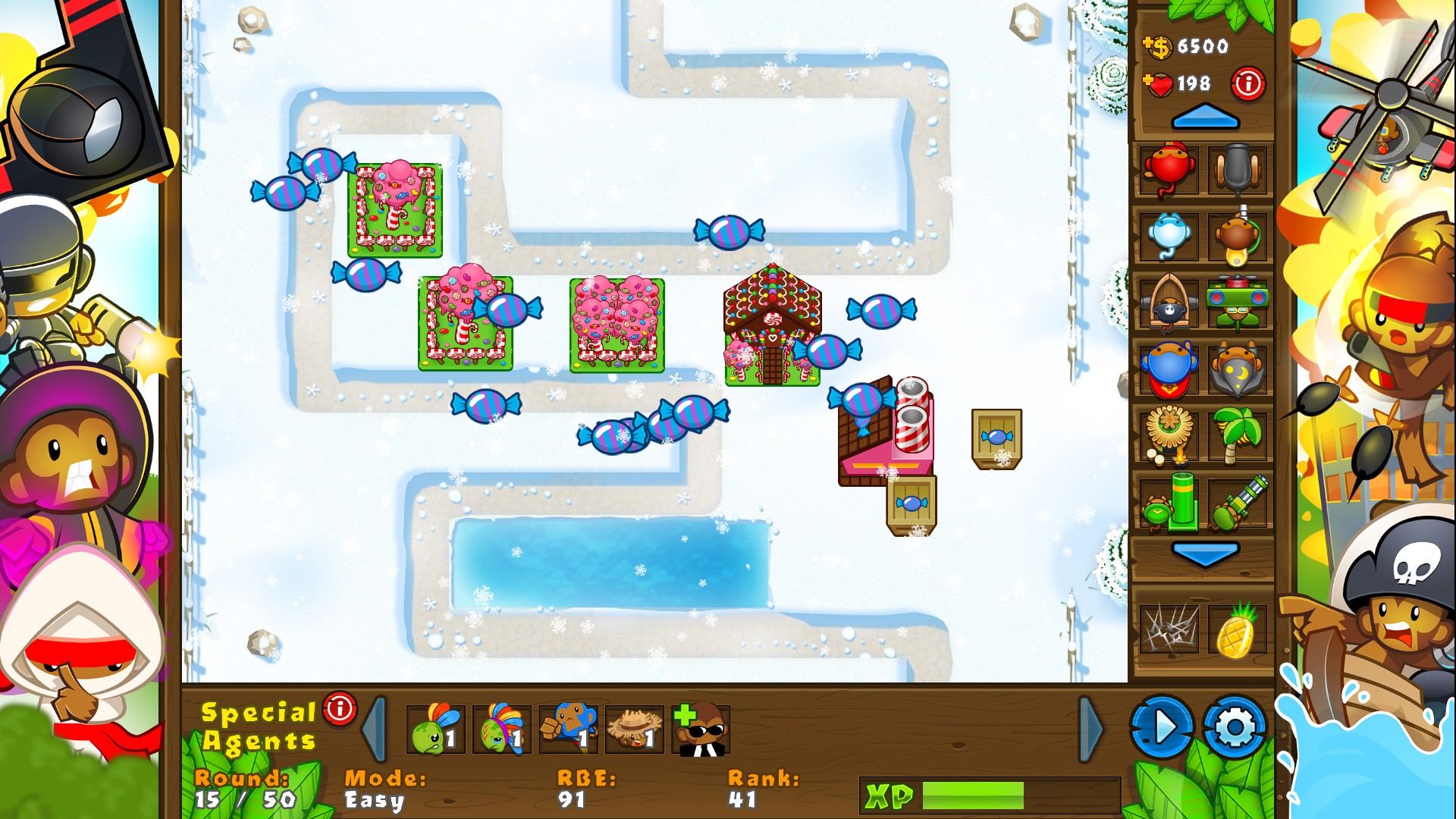 Bloons TD 5 - Candy Banana Farm Skin Featured Screenshot #1