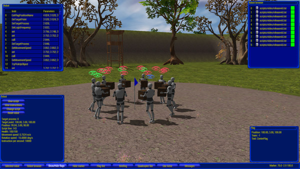 Screenshot z Virtual Robots - Robot programming simulator Screenshot z Virtual Robots - Robot programming simulator