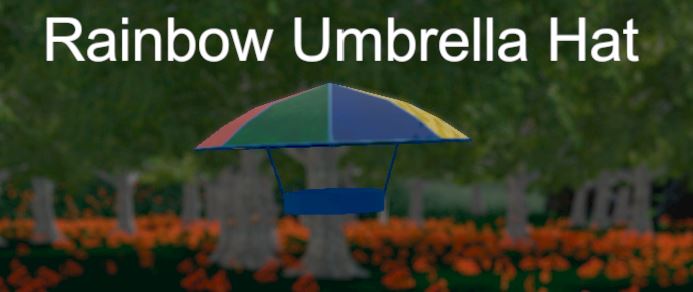 Hide and Seek - Rainbow Umbrella Hat screenshot 3