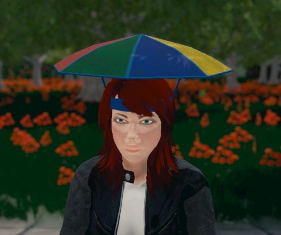 Hide and Seek - Rainbow Umbrella Hat screenshot 4