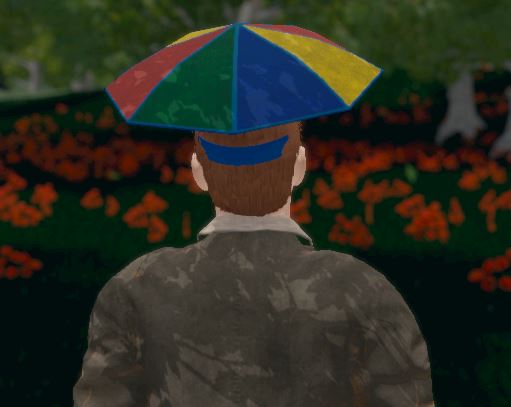 Hide and Seek - Rainbow Umbrella Hat screenshot 6
