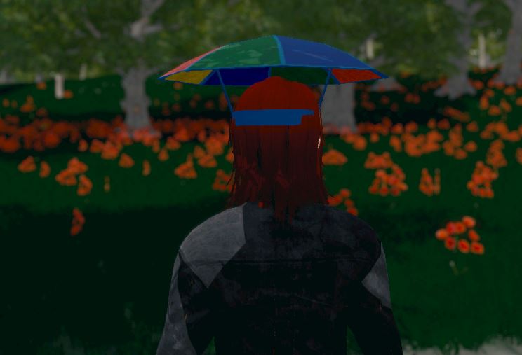 Hide and Seek - Rainbow Umbrella Hat screenshot 5