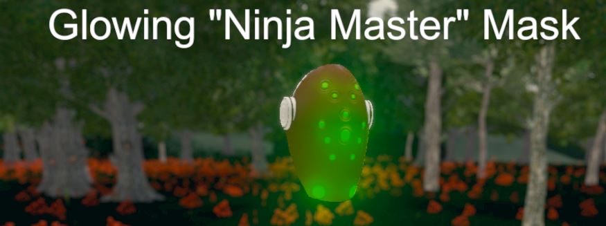 Hide and Seek - Glowing "Ninja Master" Mask screenshot 6