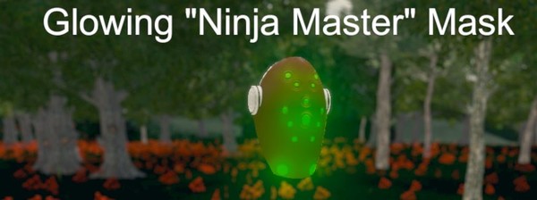 Hide and Seek - Glowing "Ninja Master" Mask