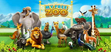 Steam header art for My Free Zoo