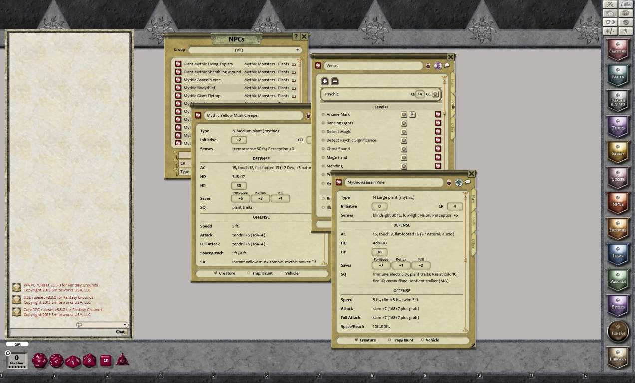 Fantasy Grounds - Mythic Monsters: Plants (PFRPG) screenshot 4
