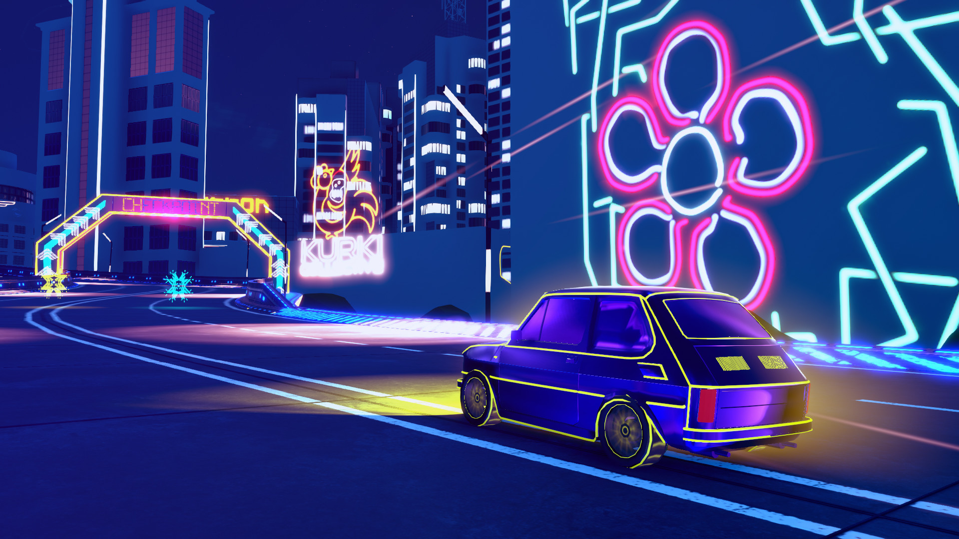 Electro Ride: The Neon Racing screenshot #9