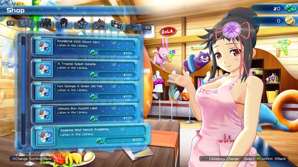 Screenshot z SENRAN KAGURA Peach Beach Splash