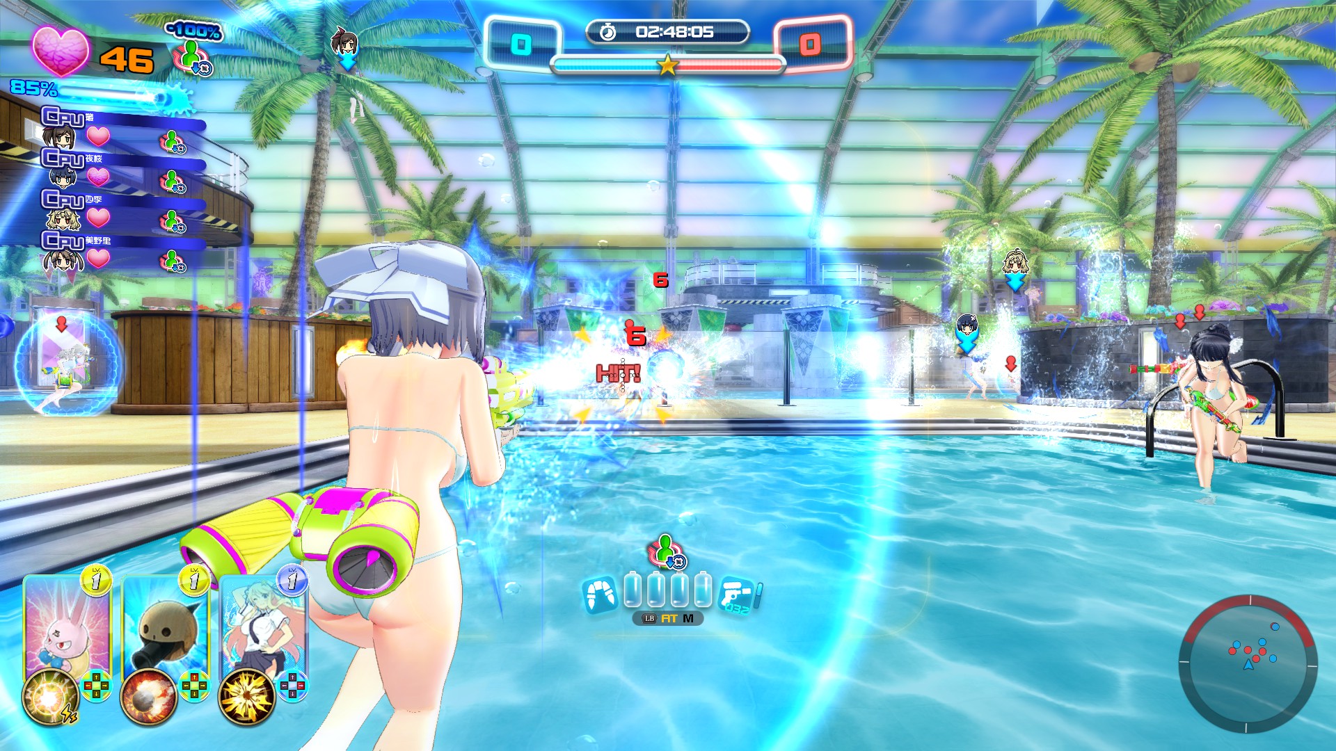 screenshot of 閃乱カグラ PEACH BEACH SPLASH 4