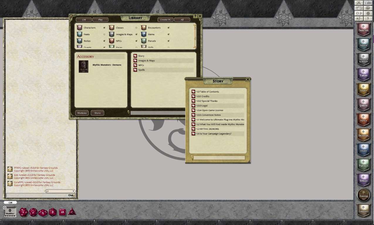 Fantasy Grounds - Mythic Monsters: Demons (PFRPG) Featured Screenshot #1