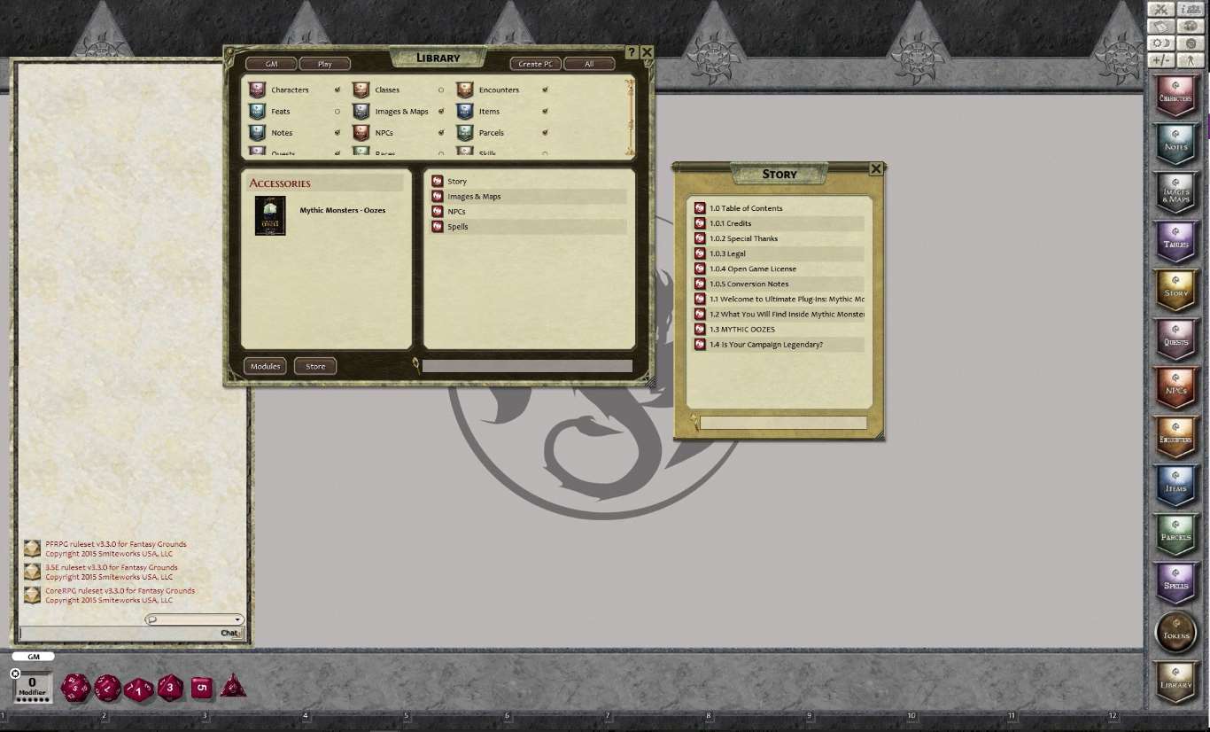 Fantasy Grounds - Mythic Monsters #3: Oozes (PFRPG) Featured Screenshot #1