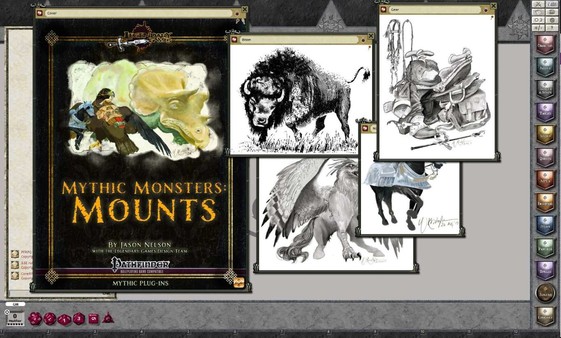 Fantasy Grounds - Mythic Monsters #4: Mounts (PFRPG)