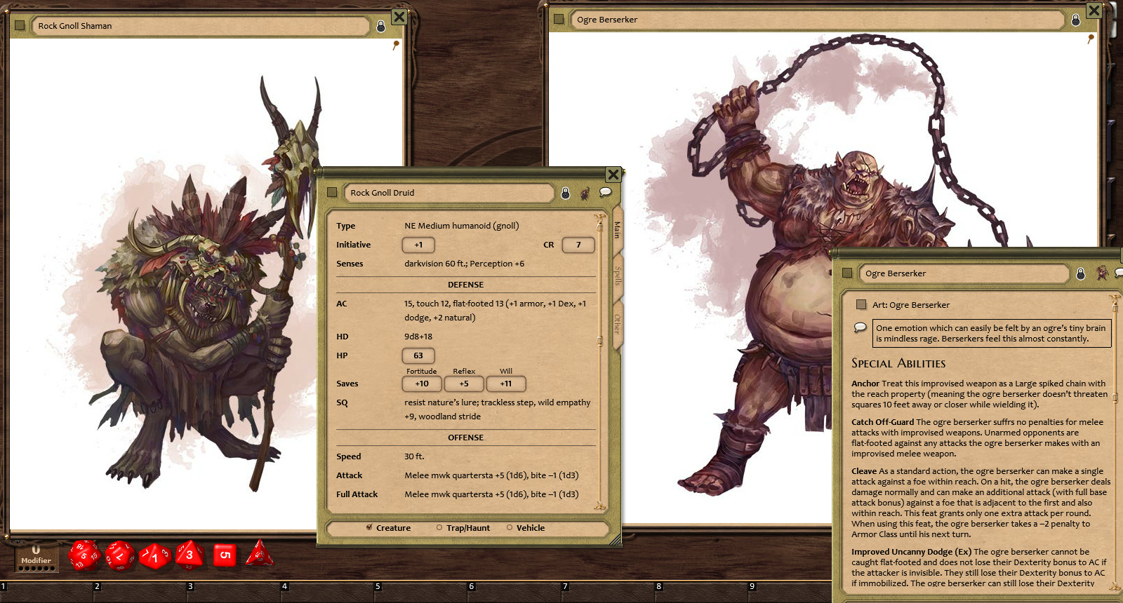 Fantasy Grounds - Ultimate Bestiary: Revenge of the Horde (PFRPG) Featured Screenshot #1