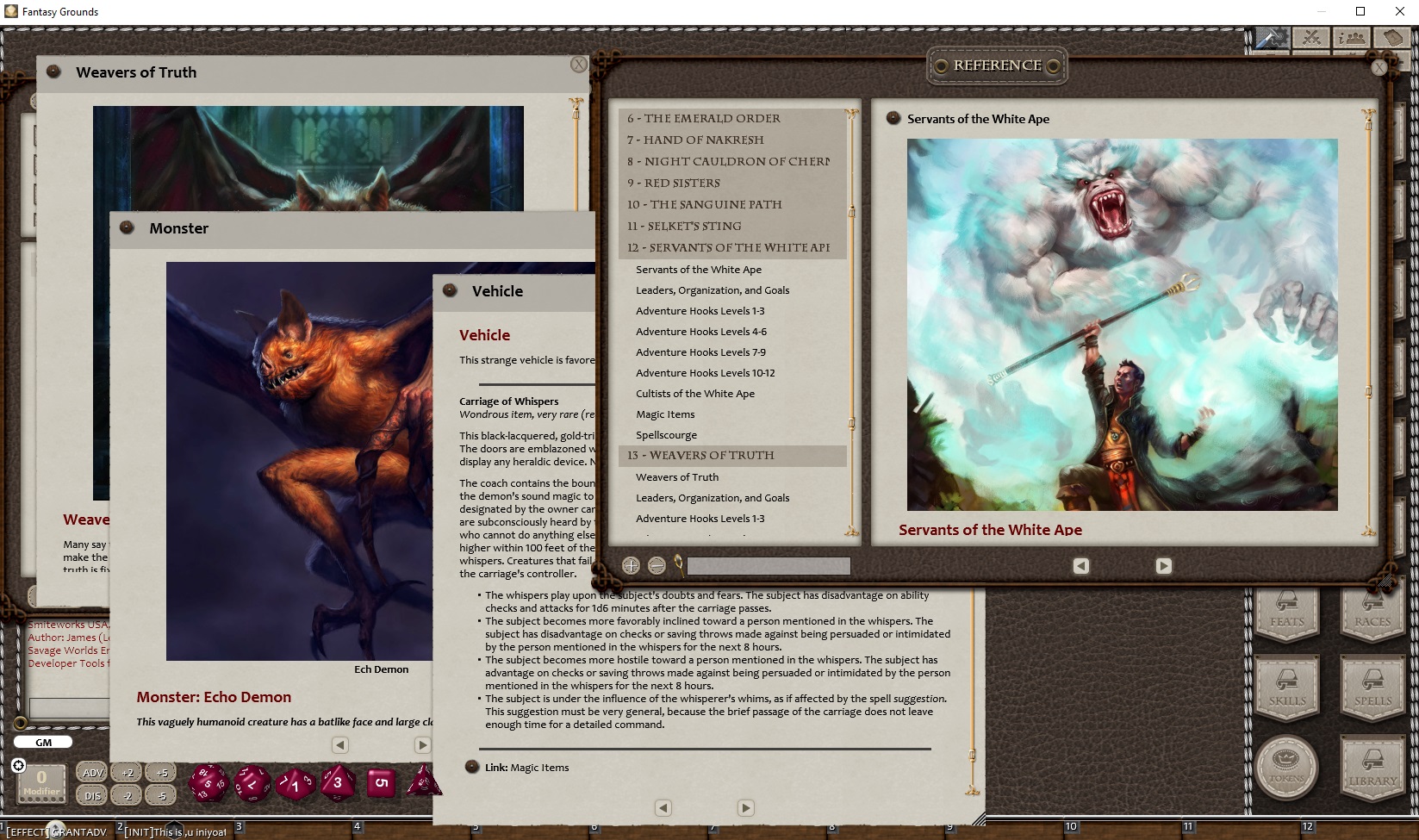 Fantasy Grounds - Demon Cults & Secret Societies (5E) Featured Screenshot #1