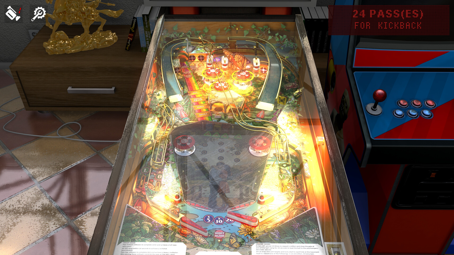 Zaccaria Pinball - Farfalla 2017 Table Featured Screenshot #1