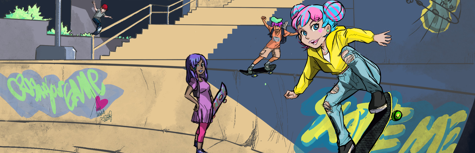 Pixel Skater