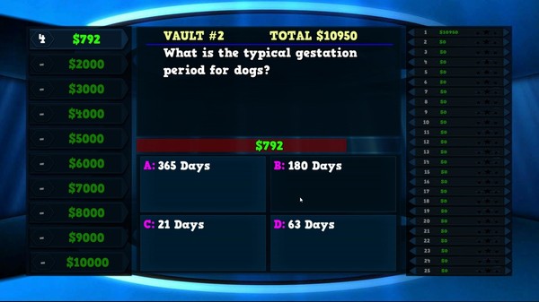 Screenshot z Trivia Vault: Science & History Trivia 2