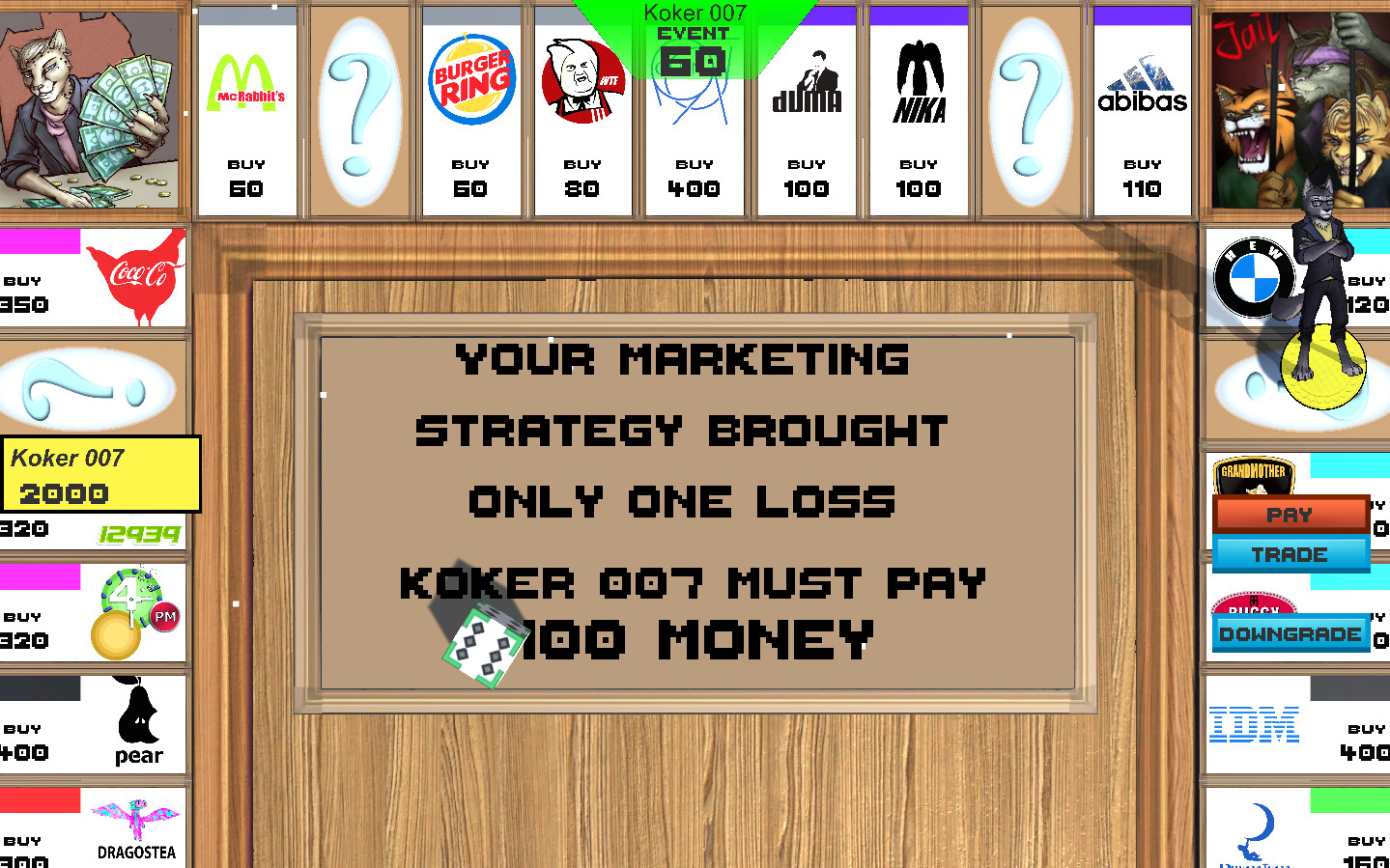 #4. Monopolka (Steam) Bởi: Koker_007