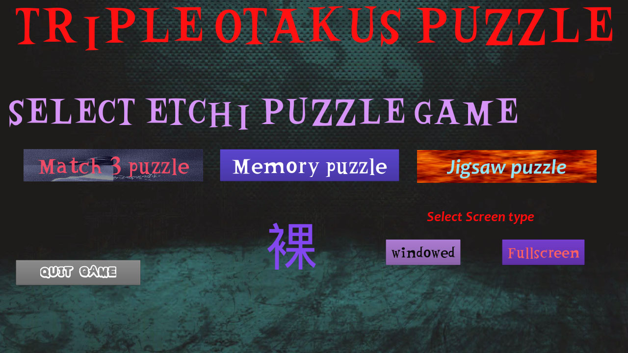 Triple Otakus Puzzle screenshot 6