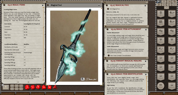 Fantasy Grounds - Fifth Edition Options (5E)