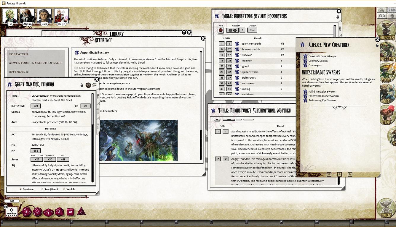 Fantasy Grounds - Pathfinder RPG - Strange Aeons AP 1: In Search of Sanity (PFRPG) Featured Screenshot #1