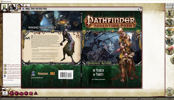 Fantasy Grounds - Pathfinder RPG - Strange Aeons AP 1: In Search of Sanity (PFRPG)