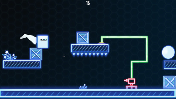 2D Neon Cube