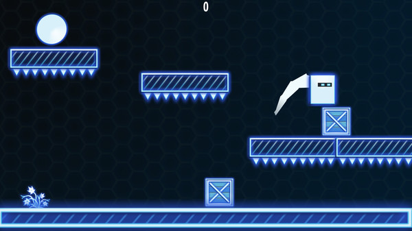 2D Neon Cube