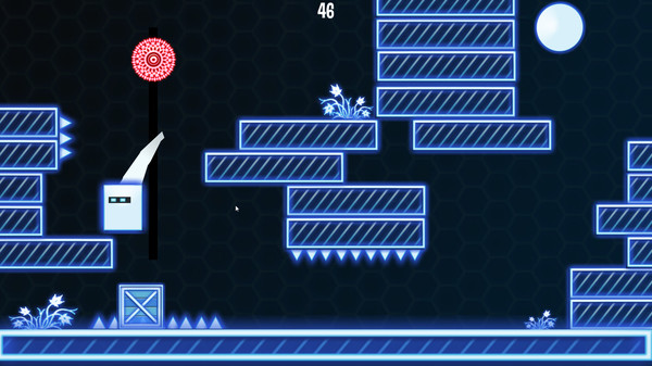 2D Neon Cube