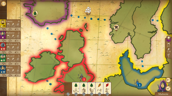 Eight-Minute Empire: Old Europe Map