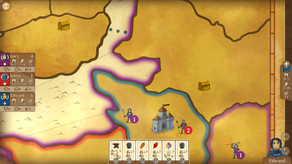 Eight-Minute Empire: Southern Plains Map
