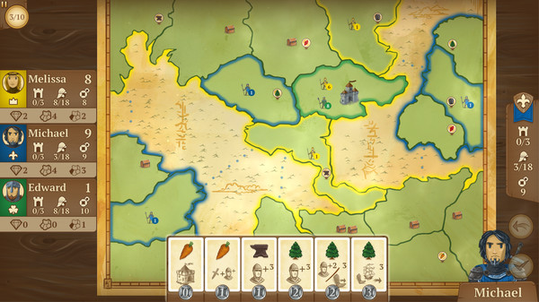 Eight-Minute Empire: Isthmus of Gom Map