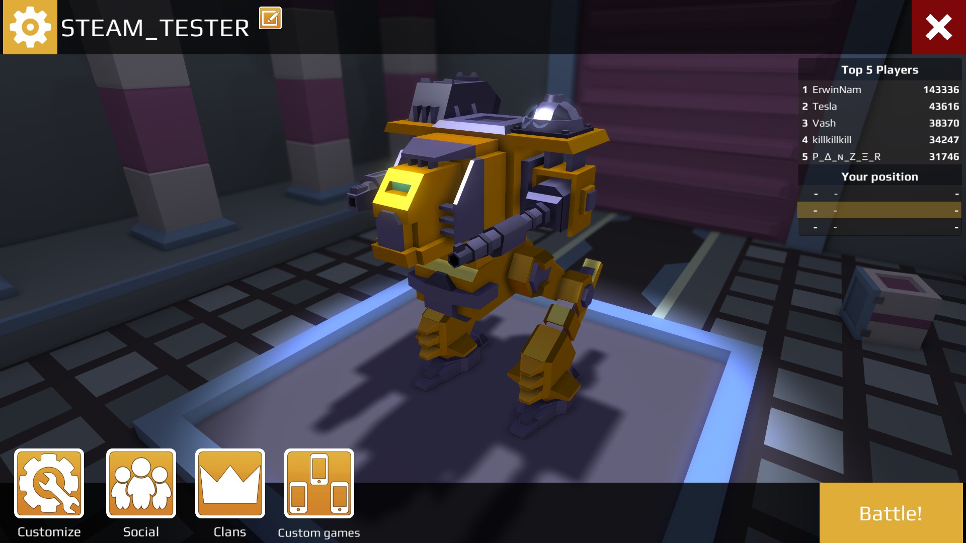 #1. Robots.io (Steam) By: Super Games Studio