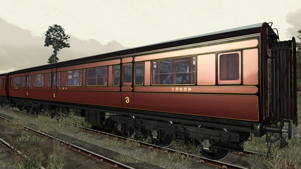 KHAiHOM.com - TS Marketplace: Caledonian Railway 65ft Grampian LMS Period 1 Coach Pack