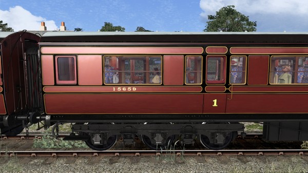 KHAiHOM.com - TS Marketplace: Caledonian Railway 65ft Grampian LMS Period 1 Coach Pack