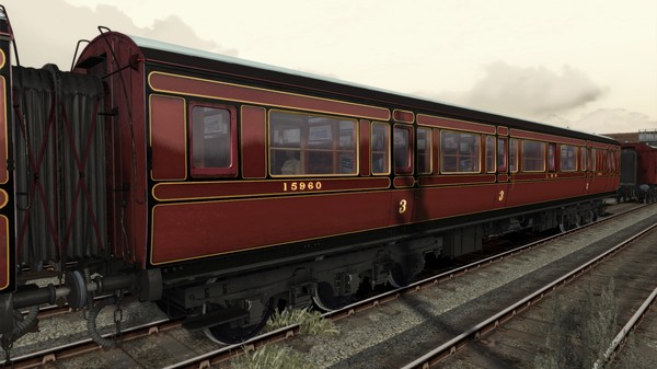 KHAiHOM.com - TS Marketplace: Caledonian Railway 65ft Grampian LMS Period 1 Coach Pack