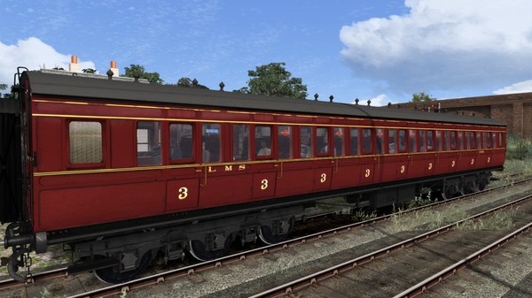 KHAiHOM.com - TS Marketplace: Caledonian Railway 65ft Grampian LMS Period 3 Coach Pack