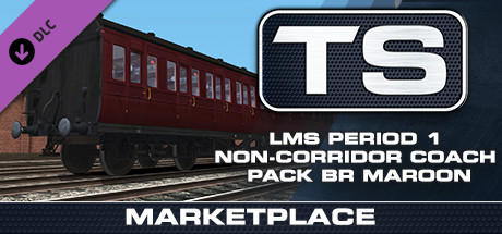 TS Marketplace: LMS Period 1 Non-Corridor Coach Pack BR Maroon banner image