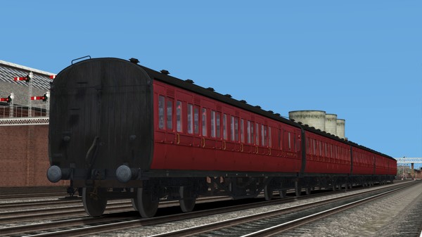 KHAiHOM.com - TS Marketplace: LMS Period 1 Non-Corridor Coach Pack BR Maroon