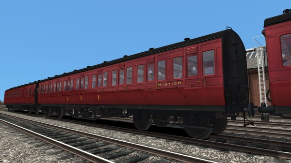 KHAiHOM.com - TS Marketplace: LMS Period 1 Non-Corridor Coach Pack BR Maroon