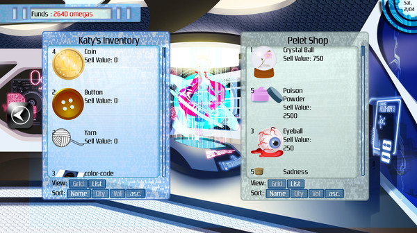 Screenshot z AMPLITUDE: A Visual Novel